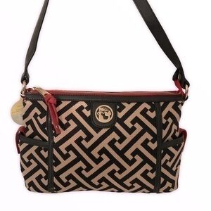 Spartina 449 red black shoulder bag